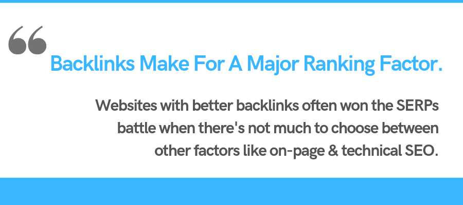 Backlinks Ranking Factor - SEO Link Building - Ghost Marketing